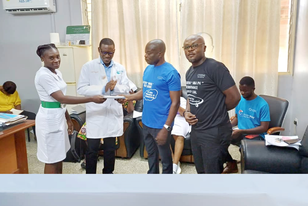 CRB Donates to Nsawam Government Hospital